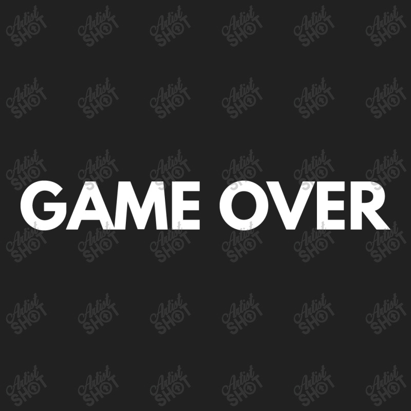 Game Over Basic T-shirt by blackacturus | Artistshot