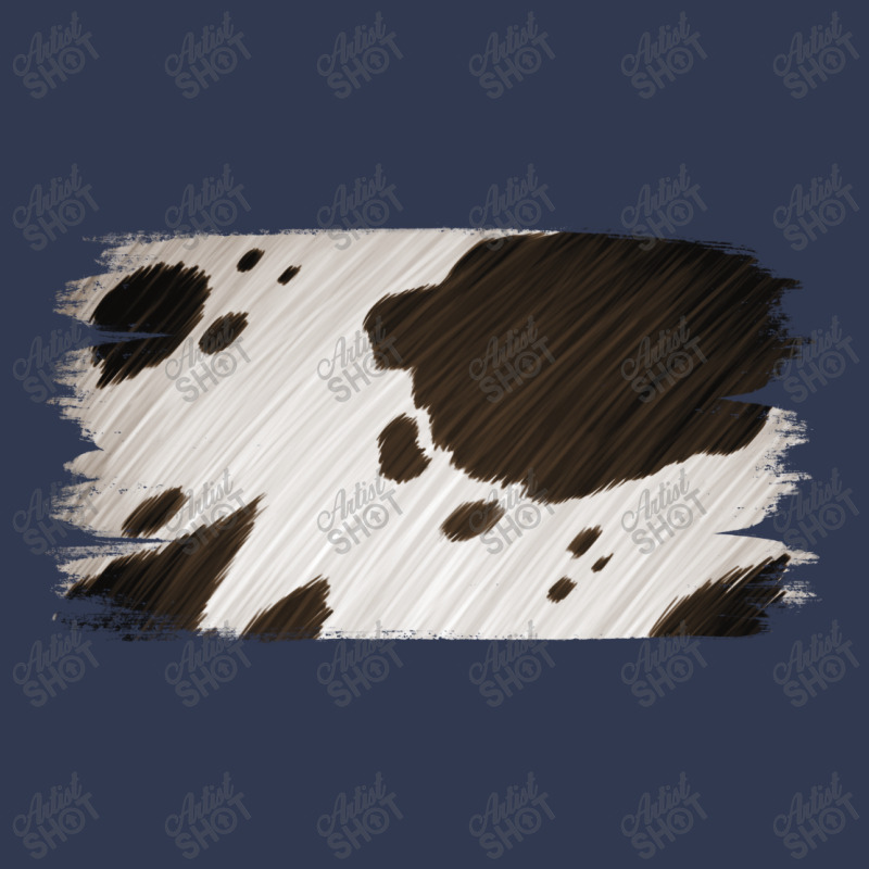 Cowhide Black And White Brush Strokes Background Basic T-shirt | Artistshot