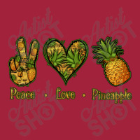 Peace Love Pineapple Basic T-shirt | Artistshot