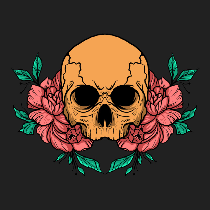 Skull And Flower Basic Youth T-shirt | Artistshot