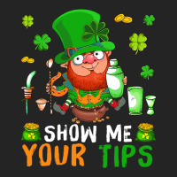 Show Me Your Tips Cute Patricks Day Boy Bartender  3/4 Sleeve Shirt | Artistshot