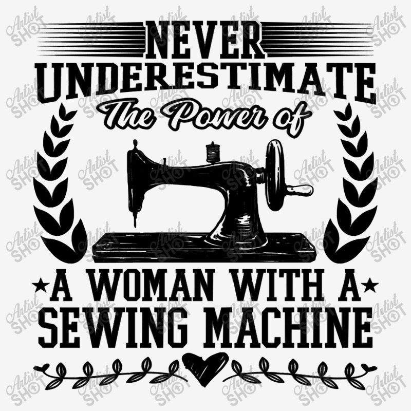 Sewing The Power Of A Woman With A Machine 66 Quil Ladies Polo Shirt by Lolita-Art | Artistshot