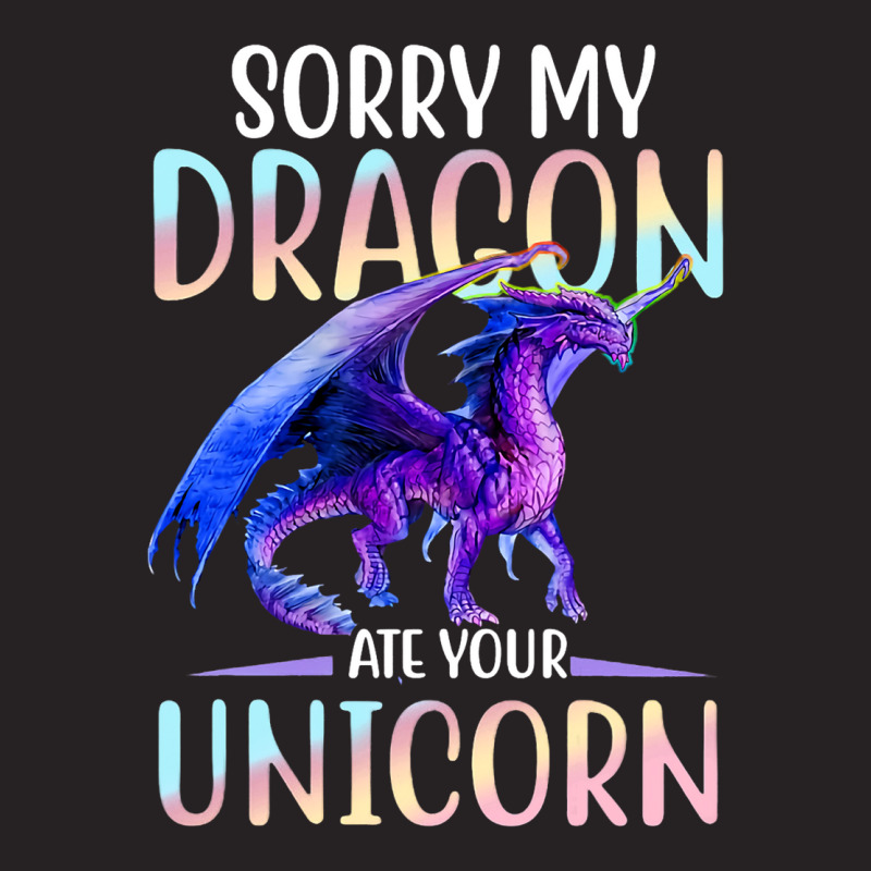 Sorry My Dragon Ate Your Unicorn Vintage Cap by RebeccaBradi | Artistshot