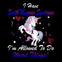 Smith Magenis Syndrome Awareness Unicorn Support Women's V-neck T-shirt | Artistshot