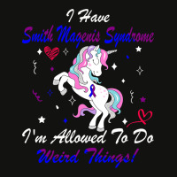 Smith Magenis Syndrome Awareness Unicorn Support Scorecard Crop Tee | Artistshot