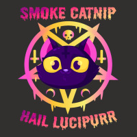 Smoke Catnip Hail Lucipurr Funny Satanic Cat Kitty Champion Hoodie | Artistshot