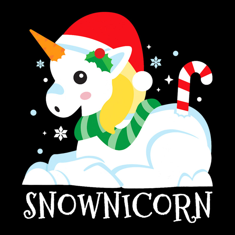 Snownicorn Unicorn Funny Cute Winter Girl Christma V-Neck Tee by RenaHetrick | Artistshot