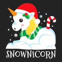 Snownicorn Unicorn Funny Cute Winter Girl Christma 3/4 Sleeve Shirt | Artistshot