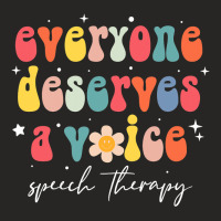 Speech Therapy Speech Language Pathologist Therapi Ladies Fitted T-shirt | Artistshot