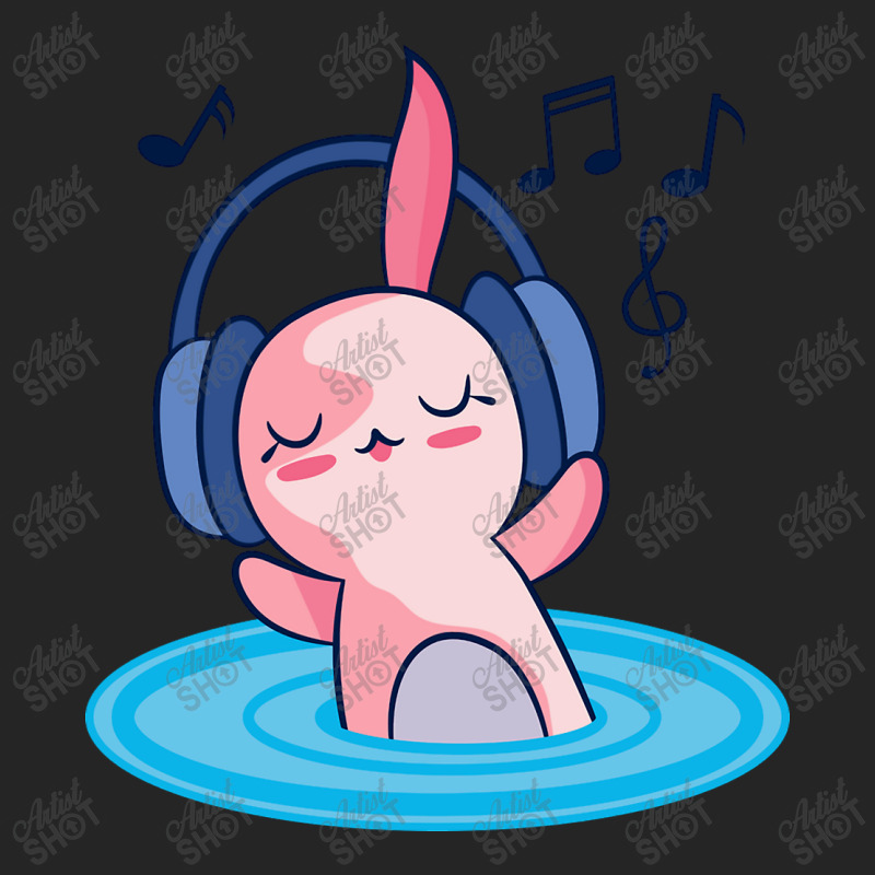 Cute Axolotl Listening To Music Unisex Hoodie by HUMBERTO CORRAL | Artistshot