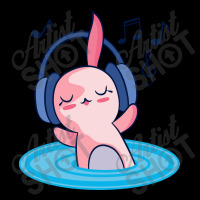 Cute Axolotl Listening To Music Long Sleeve Shirts | Artistshot