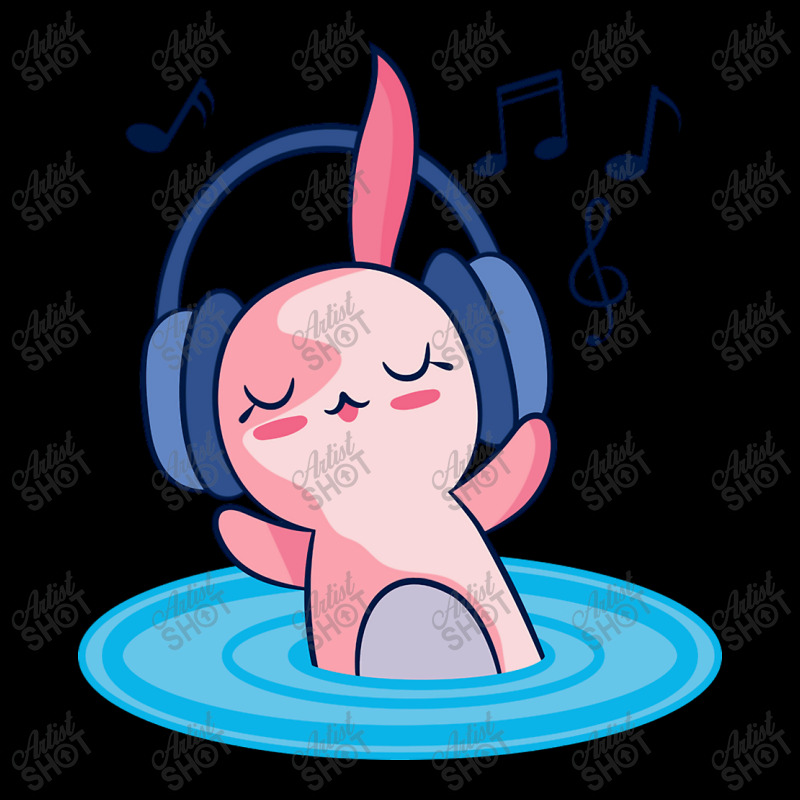 Cute Axolotl Listening To Music Long Sleeve Shirts by HUMBERTO CORRAL | Artistshot