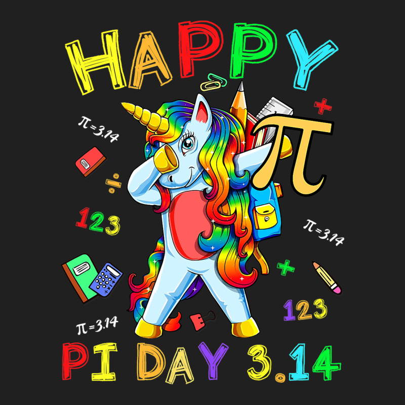 Pi Funny Dabbing Unicorn 3 14 Happy Pi Day Men Wom Ladies Polo Shirt by KamariSalisbur | Artistshot