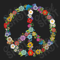 Love And Peace Flower Hippie Lover Beautiful Cute Funny Gift T Shirt Basic T-shirt | Artistshot