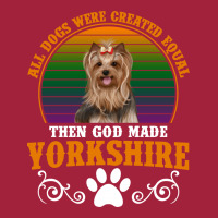 All Dogs Were Created Equal Then God Made Yorkshire For Dark Basic Youth T-shirt | Artistshot