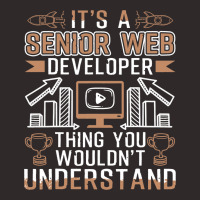 Senior Web Developer Thing You Wouldnt Understand Racerback Tank | Artistshot