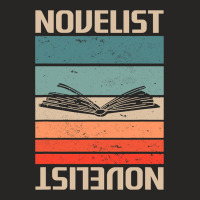 Retro Vintage Novelist Novel Author 1 Ladies Fitted T-shirt | Artistshot