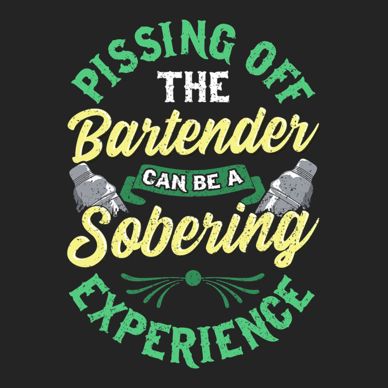 Pissing Off The Bartender Can Be A Sobering Experi 3/4 Sleeve Shirt by ArlanWegener | Artistshot