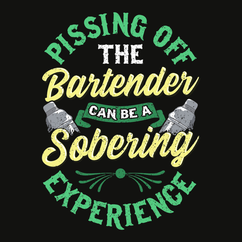 Pissing Off The Bartender Can Be A Sobering Experi Scorecard Crop Tee by ArlanWegener | Artistshot