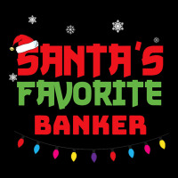 Santa Favorite Banker For Christmas. Christmas Cropped Hoodie | Artistshot