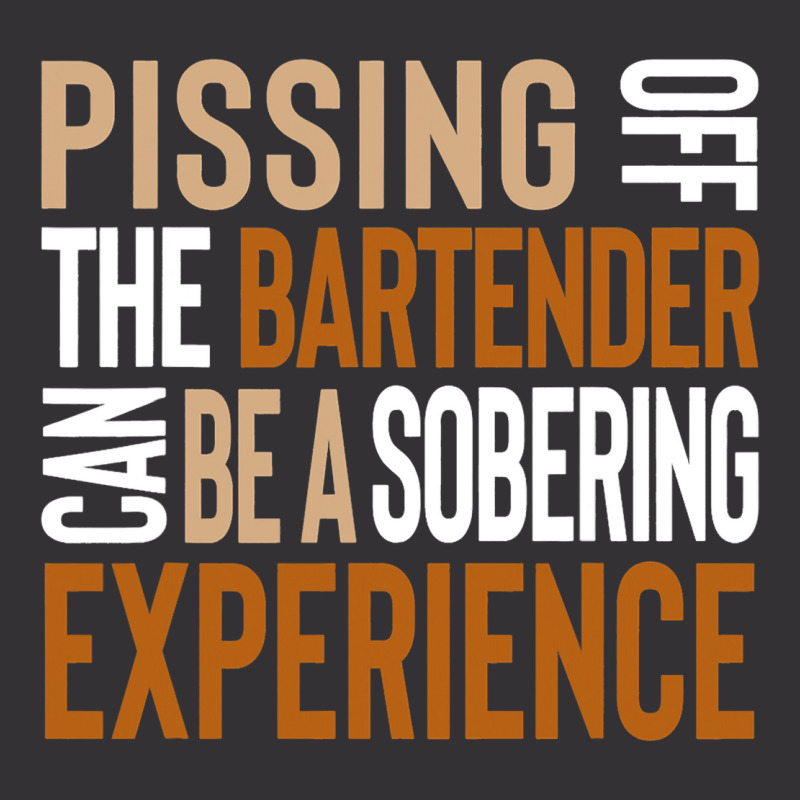 Pissing Off The Bartender Can Be A Sobering Experi Vintage Short by MarkFletche | Artistshot