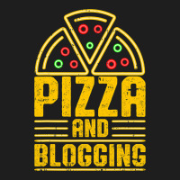 Pizza And Blogging Author Writer Book Bibliopile Classic T-shirt | Artistshot