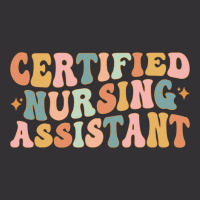 Retro Certified Nursing Assistant Cna Nurse Apprec Vintage Hoodie And Short Set | Artistshot