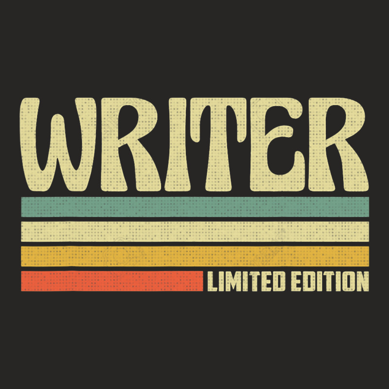 Retro Writer Profession Job Title Co Worker Idea Ladies Fitted T-Shirt by JanChao | Artistshot