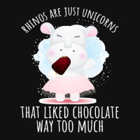 Rhino Are Unicorn That Love Chocolate Animal Rhino Graphic T-shirt | Artistshot