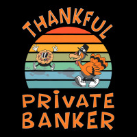 Private Banker Job Funny Thanksgiving Adjustable Cap | Artistshot