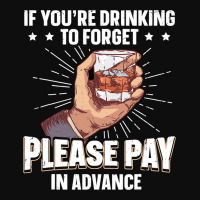 Please Pay In Advance Funny Bartender 2 Crop Top | Artistshot