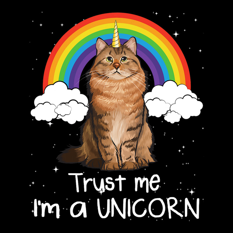 Rainbow Siberian Trust Me Im A Unicorn Cat Maternity Scoop Neck T-shirt by MarquisGoldsmith | Artistshot