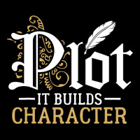 Plot It Builds Character Funny Writer Author Scree Adjustable Cap | Artistshot