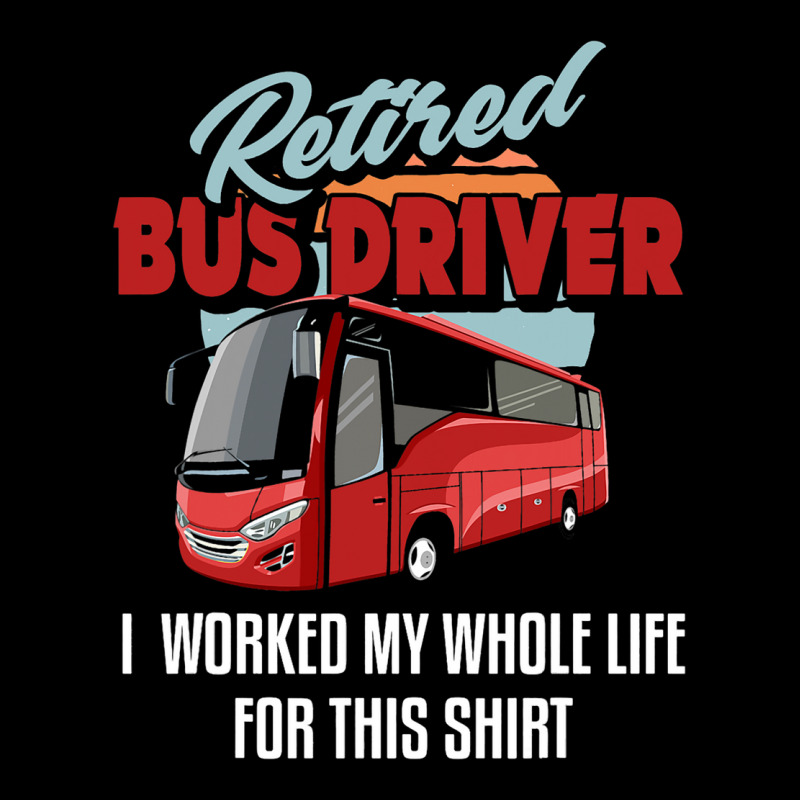 Retired Bus Driver Shirt Funny Bus Driver Retireme Cropped Hoodie by MenachemArteaga | Artistshot