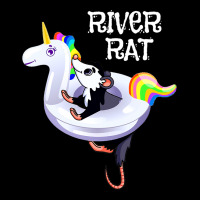 River Rat Unicorn Inflatable Water Toy Adjustable Cap | Artistshot