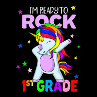 Rock 1st Grade Dabbing Unicorn Girls Back To Schoo Zipper Hoodie | Artistshot