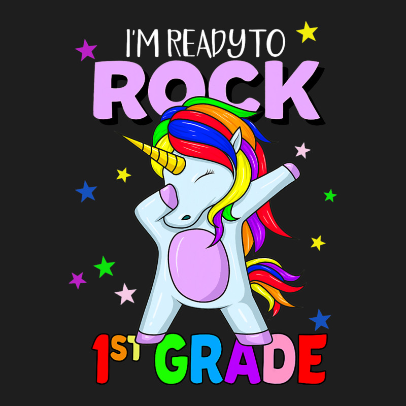 Rock 1st Grade Dabbing Unicorn Girls Back To Schoo Classic T-shirt by AlicenHewlett | Artistshot