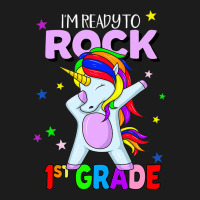 Rock 1st Grade Dabbing Unicorn Girls Back To Schoo Hoodie & Jogger Set | Artistshot