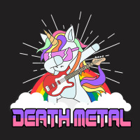 Rock Music Deat Metal Metal Unicorn Musician Guita T-shirt | Artistshot