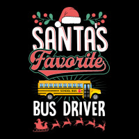 Santas Favorite Bus Driver School Matching Family  Adjustable Cap | Artistshot