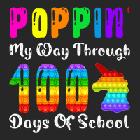 Poppin My Way Through 100 Days Of School Unicorn P Men's T-shirt Pajama Set | Artistshot