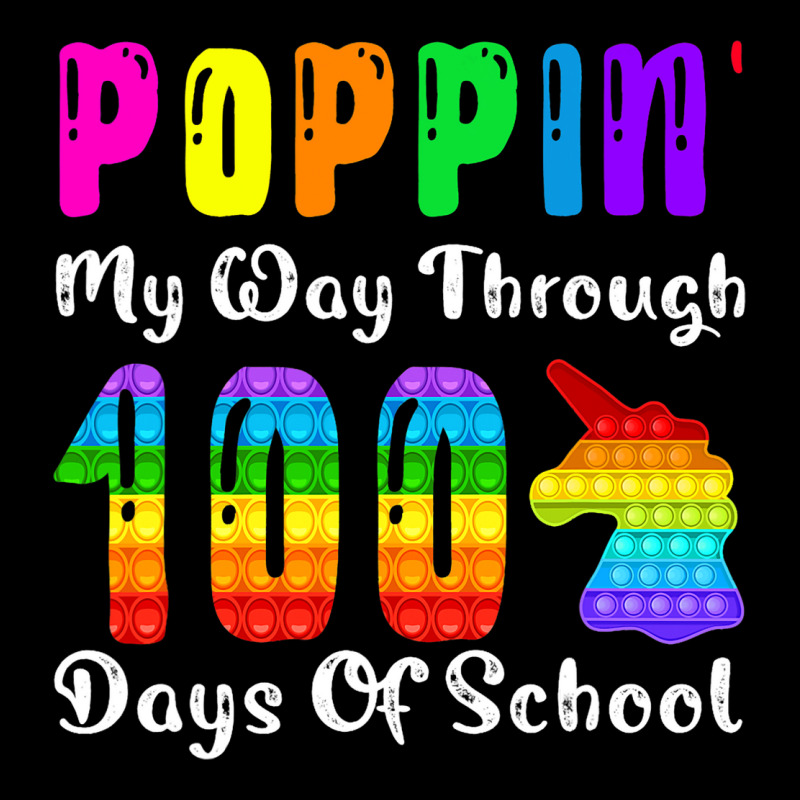 Poppin My Way Through 100 Days Of School Unicorn P Unisex Jogger | Artistshot