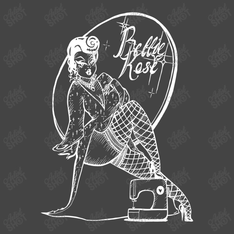 Bettie Rosé Pin Up Design (best On A Light Base)   T Shirt Basic T-shirt by BABYDOLL | Artistshot