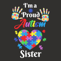 Autism Sister T  Shirt Proud Autism Sister Gift T  Shirt Champion Hoodie | Artistshot