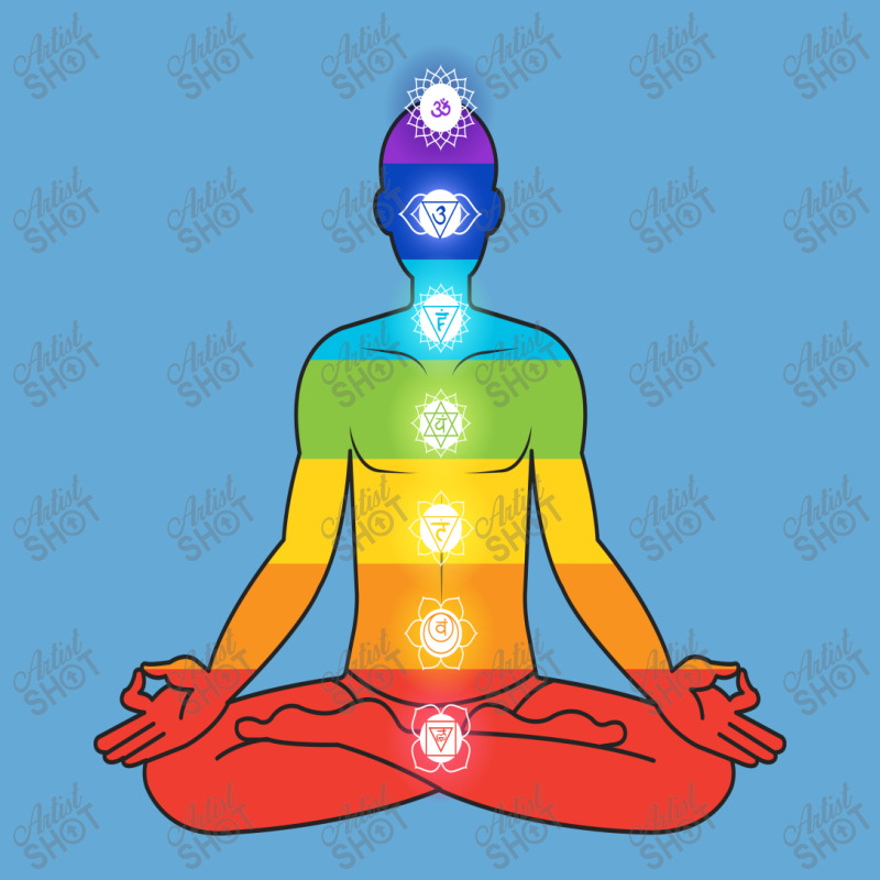 Meditating Man In Sitting Yoga Basic Youth T-shirt by chris299 | Artistshot