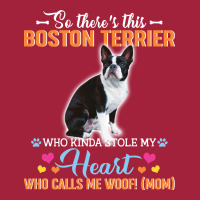 So There's This Boston Terrier Who Kinda Stole My Heart Who Calls Me W Basic Youth T-shirt | Artistshot