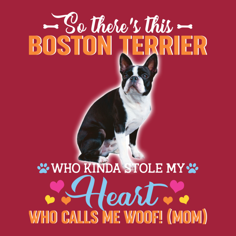 So There's This Boston Terrier Who Kinda Stole My Heart Who Calls Me W Basic Youth T-shirt by vip.pro123 | Artistshot