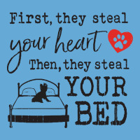 Yorkshire Terrier First They Steal Your Heart Then They Steal Your Bed Basic Youth T-shirt | Artistshot