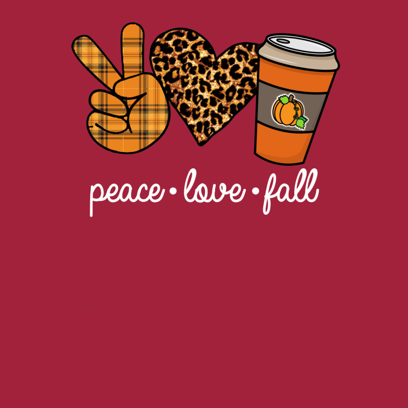 Peace Love Fall For Dark Basic Youth T-shirt by autlu2024 | Artistshot