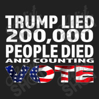 Trump Lied 200,000 People Died And Counting Basic Youth T-shirt | Artistshot